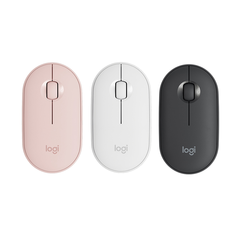 【Logitech 羅技】Pebble M350 鵝卵石無線滑鼠