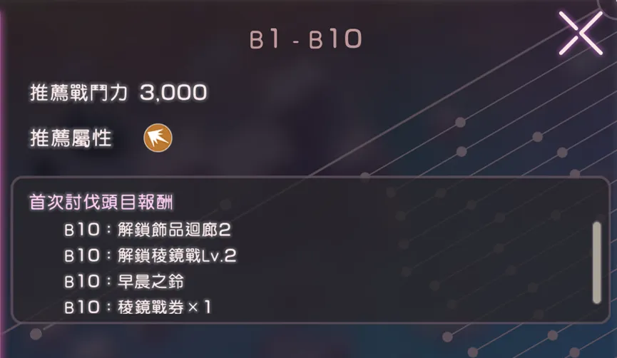 記憶迷宮B1-B10